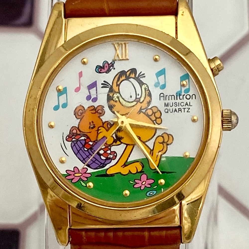 Vintage Garfield X Armitron Musical Collectors Watch🎵